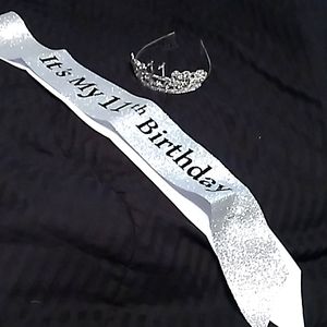 11th Birthday Tiara and sash
